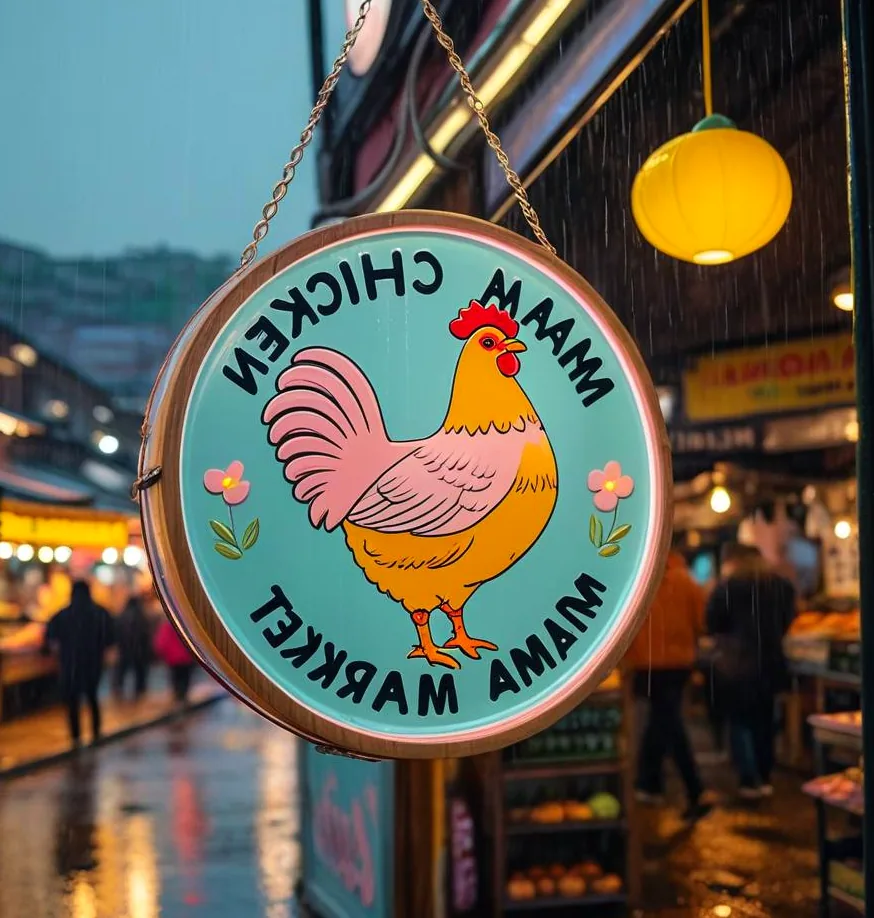 간판교체 시공 참고 이미지